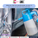  IK ALK 1.5 - Bình xịt, phun hóa chất tẩy rửa, khử trùng 1.5L 
