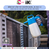  IK ALK 1.5 - Bình xịt, phun hóa chất tẩy rửa, khử trùng 1.5L 