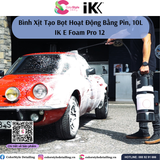  IK E FOAM PRO 12 - Bình Phun Tạo Bọt, Hoạt Động Bằng Pin, 10L 