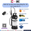  IK E FOAM PRO 12 - Bình Phun Tạo Bọt, Hoạt Động Bằng Pin, 10L 
