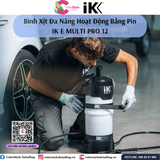  IK E Multi Pro 12 - Bình Xịt/Phun Hóa Chất Bằng Pin Dung Tích 10L 