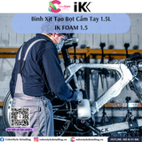  IK FOAM 1.5 - Bình Xịt Tạo Bọt Cầm Tay, Dung Tích 1.5L, Số 81776 