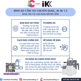  IK HC 1.5 - Bình Xịt Cầm Tay Cho Các Loại Dung Môi Bôi Trơn, Dầu Mỡ 