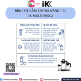  IK MULTI PRO 2  - Bình xịt/ phun hóa chất đa năng 1.9L 