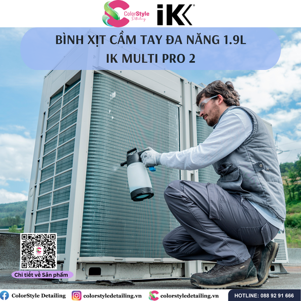  IK MULTI PRO 2  - Bình xịt/ phun hóa chất đa năng 1.9L 