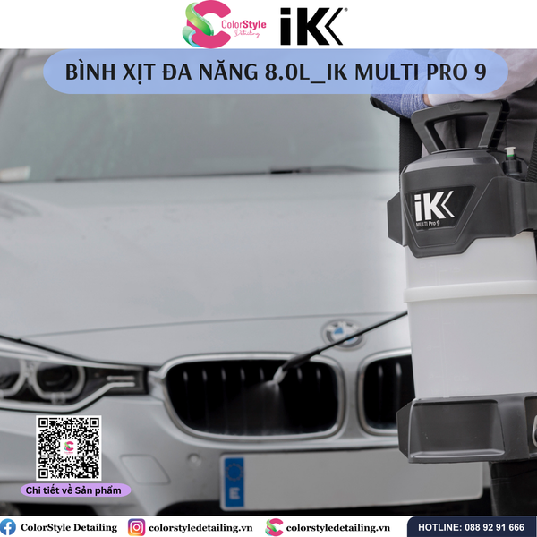  IK MULTI PRO 9 & 12 - Bình xịt/ phun hóa chất đa năng 8L - 10L 