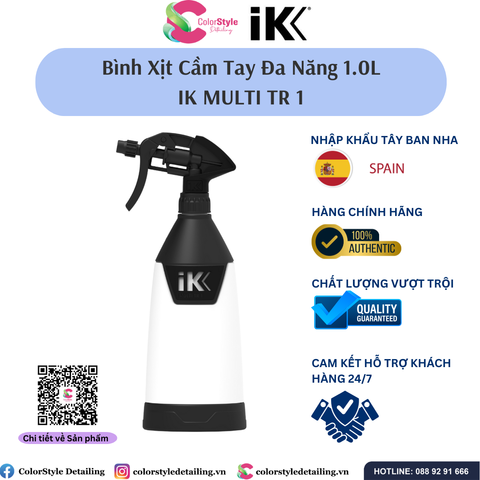  Bình xịt hóa chất đa năng IK MULTI TR 1 dung tích 1L 