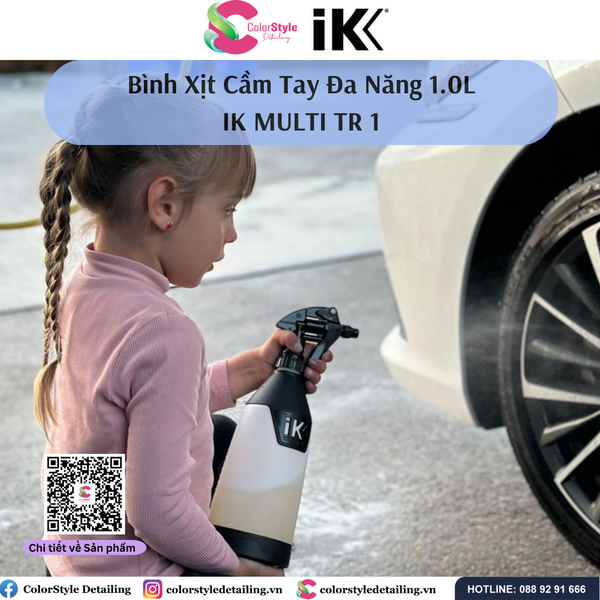  Bình xịt hóa chất đa năng IK MULTI TR 1 dung tích 1L 