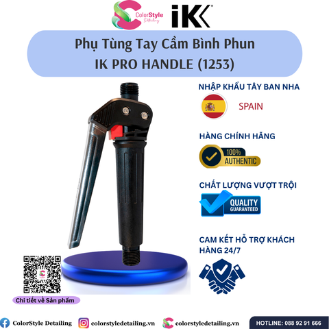  IK PRO HANDLE (phụ tùng bình xịt IK) Tay cầm bằng nhựa & thép không gỉ 