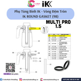  Vòng đệm dẹp bằng cao su (phụ tùng bình xịt IK) - ROUND GASKET (98) 