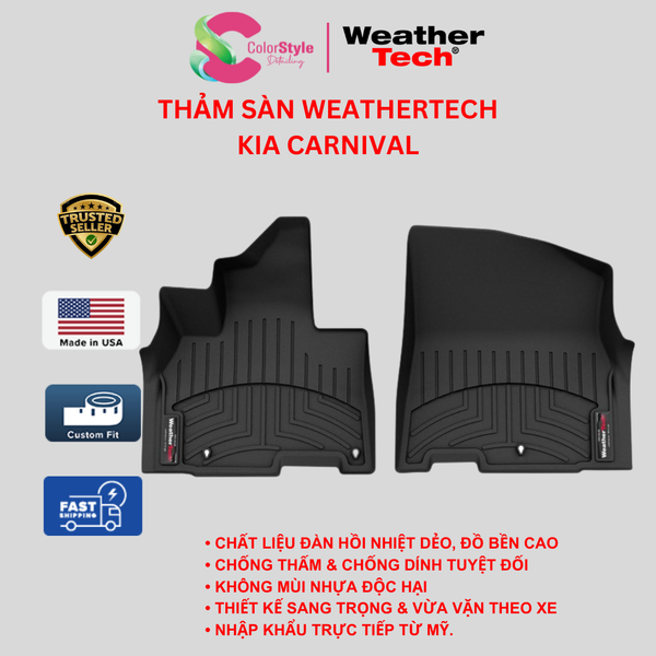  Thảm sàn WeatherTech Kia Carnival 