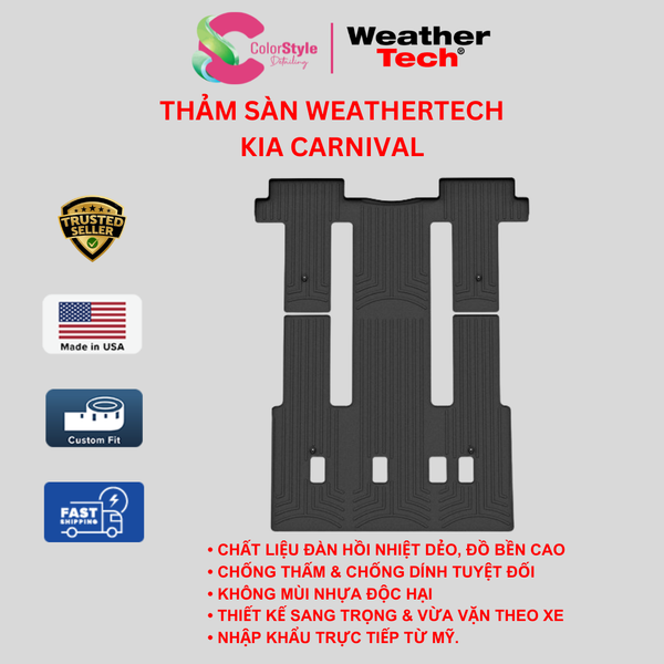 Thảm sàn WeatherTech Kia Carnival 