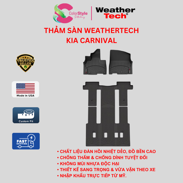  Thảm sàn WeatherTech Kia Carnival 