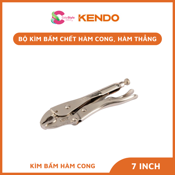  Kìm bấm chết hàm cong, hàm thẳng bằng thép cao cấp Kendo 