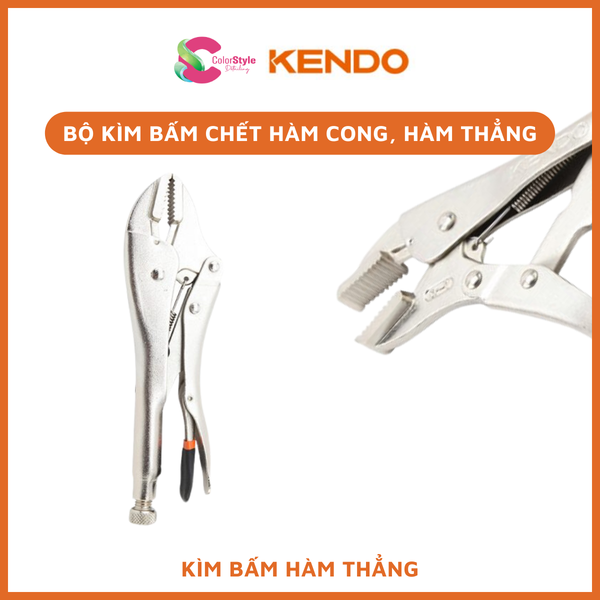  Kìm bấm chết hàm cong, hàm thẳng bằng thép cao cấp Kendo 