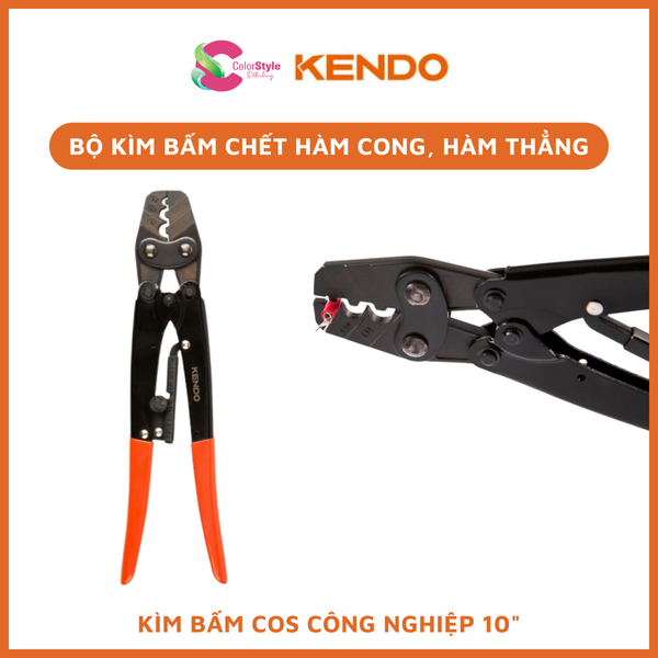  Kìm bấm chết hàm cong, hàm thẳng bằng thép cao cấp Kendo 