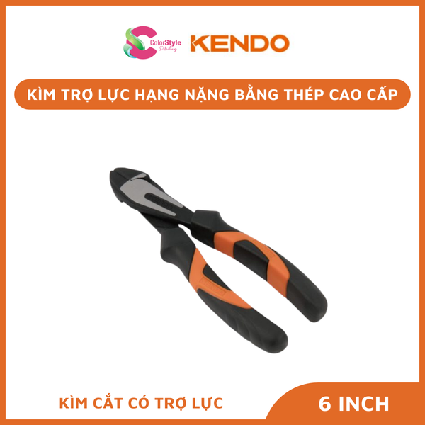 Kìm cắt hạng nặng đòn bẩy trợ lực bằng thép cao cấp Kendo 