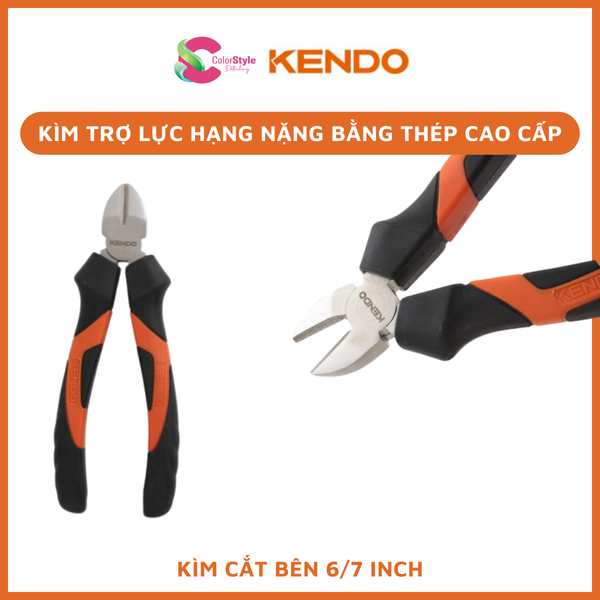  Kìm cắt hạng nặng đòn bẩy trợ lực bằng thép cao cấp Kendo 
