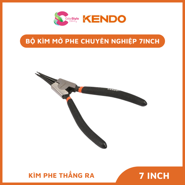  Bộ kìm mở phe chuyên nghiệp Kendo 7 inch 180mm 