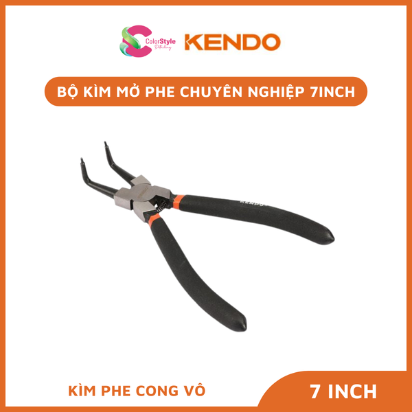  Bộ kìm mở phe chuyên nghiệp Kendo 7 inch 180mm 