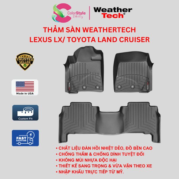  Thảm sàn WeatherTech Lexus LX 