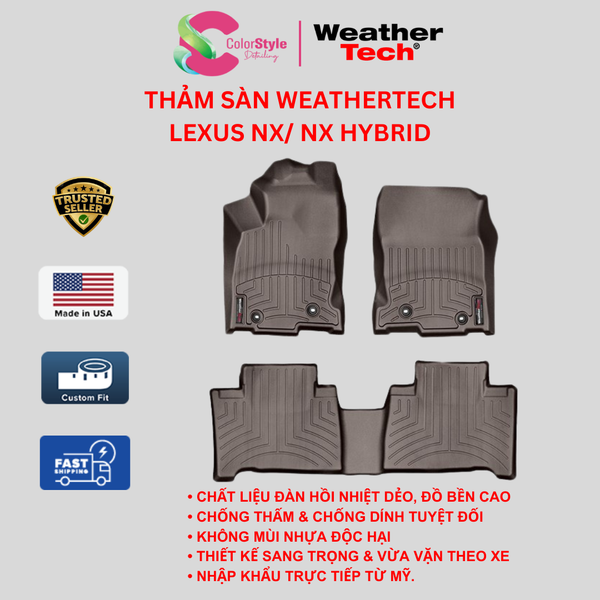  Thảm sàn WeatherTech Lexus NX/ NX Hybrid 
