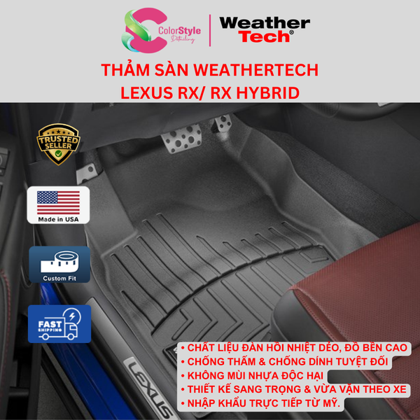  Thảm sàn WeatherTech Lexus RX/ RX Hybrid 