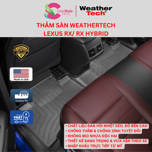  Thảm sàn WeatherTech Lexus RX/ RX Hybrid 