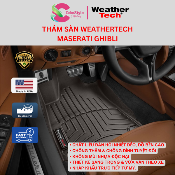  Thảm sàn WeatherTech Maserati Ghibli 