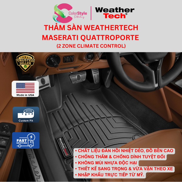  Thảm sàn WeatherTech Maserati Quattroporte 