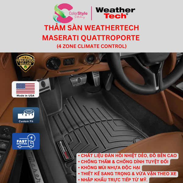  Thảm sàn WeatherTech Maserati Quattroporte 