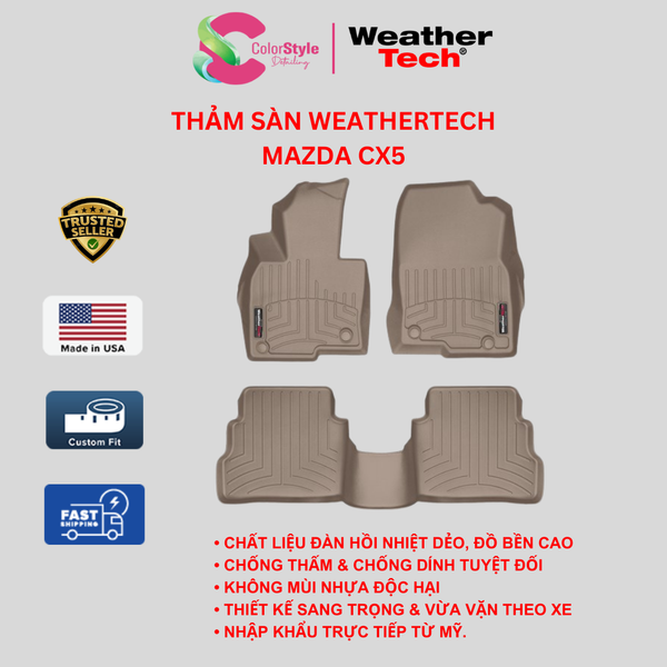  Thảm sàn WeatherTech Mazda CX5 