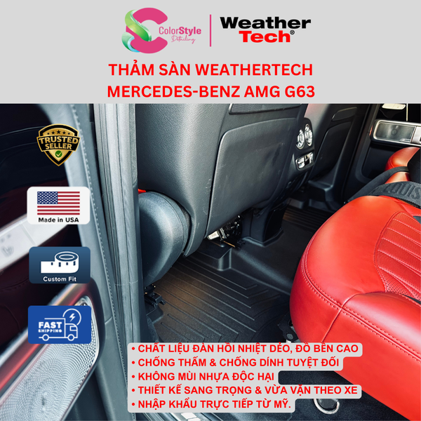  Thảm sàn WeatherTech Mercedes-Benz AMG G 63 