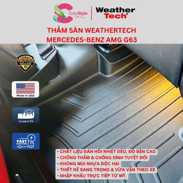  Thảm sàn WeatherTech Mercedes-Benz AMG G 63 