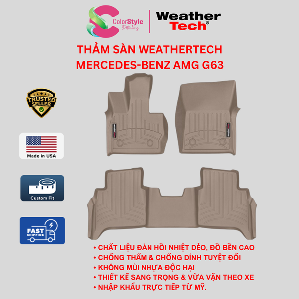  Thảm sàn WeatherTech Mercedes-Benz AMG G 63 