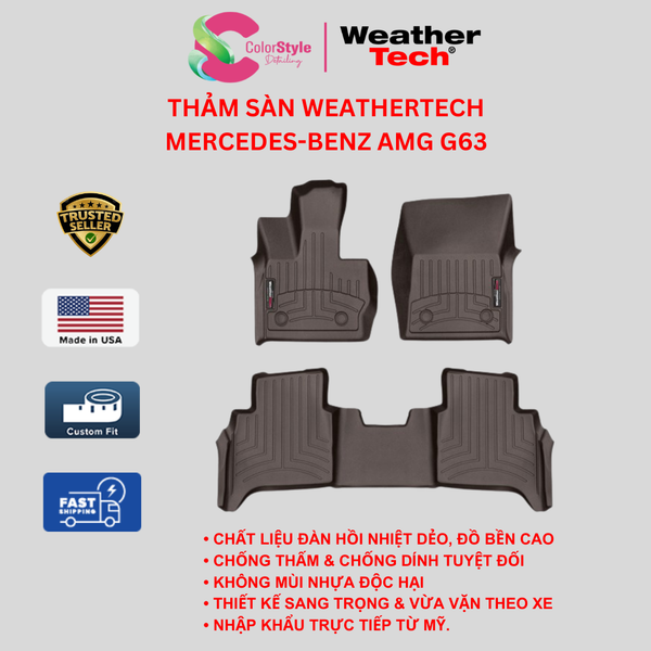  Thảm sàn WeatherTech Mercedes-Benz AMG G 63 