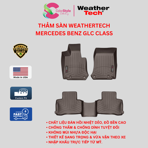  Thảm sàn WeatherTech Mercedes-Benz GLC Class/ GLC SUV/ GLC Coupe 