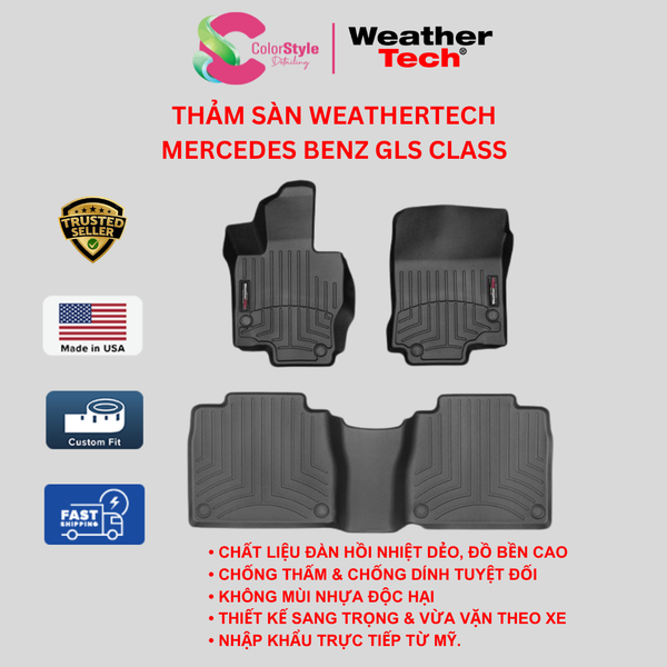  Thảm sàn WeatherTech Mercedes-Benz GLS Class 