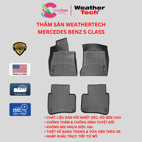  Thảm sàn WeatherTech Mercedes-Benz S Class 