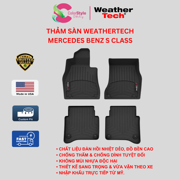  Thảm sàn WeatherTech Mercedes-Benz S Class 