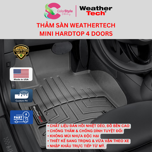  Thảm sàn WeatherTech MINI Hardtop 