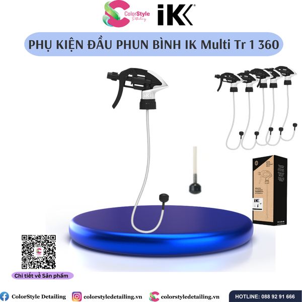  Phụ Kiện Đầu Phun Thay Thế Cho Bình Xịt IK Multi Tr 1 360, Hiệu IK. Nhập Khẩu Tây Ban Nha 