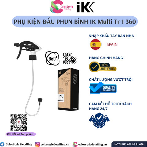  Phụ Kiện Đầu Phun Thay Thế Cho Bình Xịt IK Multi Tr 1 360, Hiệu IK 
