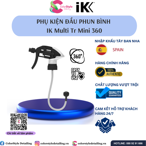 Phụ Kiện Đầu Phun Thay Thế Cho Bình Xịt IK Multi Tr Mini 360, Hiệu IK 