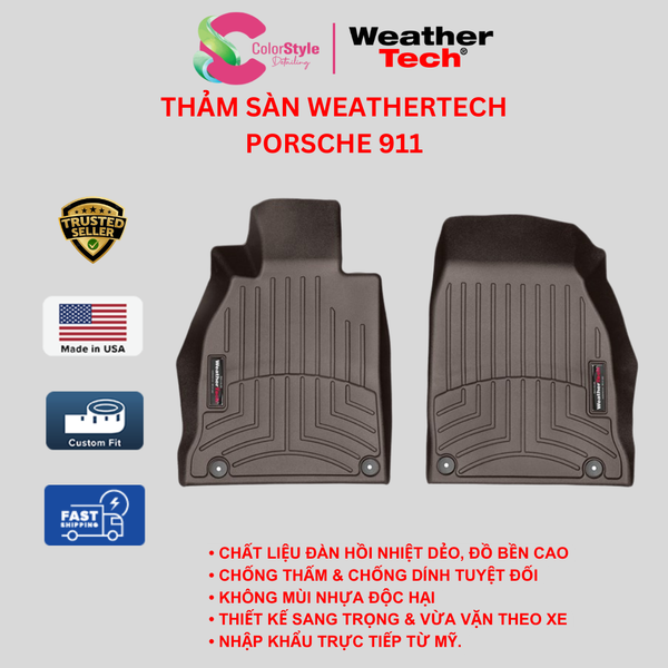  Thảm sàn WeatherTech Porsche 911 Carrera 