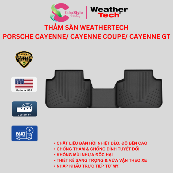  Thảm sàn WeatherTech Porsche Cayenne/ Cayenne Coupe/ Cayenne Turbo GT 