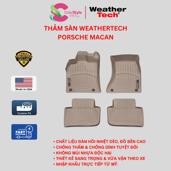  Thảm sàn WeatherTech Porsche Macan 