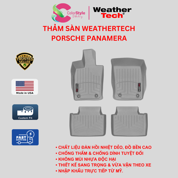 Thảm sàn WeatherTech Porsche Panamera Chính Hãng Mỹ 