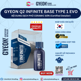  GYEON Q2 INFINITE BASE TYPE 1 EVO, Bộ Dung Dịch Phủ Ceramic Sơn 