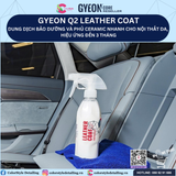  GYEON Q2 Leather Coat, Bảo Dưỡng Và Phủ Ceramic Nhanh Đồ Da, 3 Tháng 